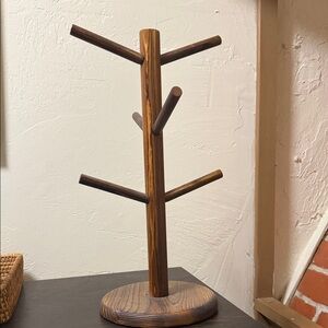 Wooden Mug Tree Stand